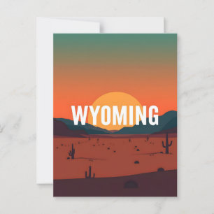 Carte postale Wyoming