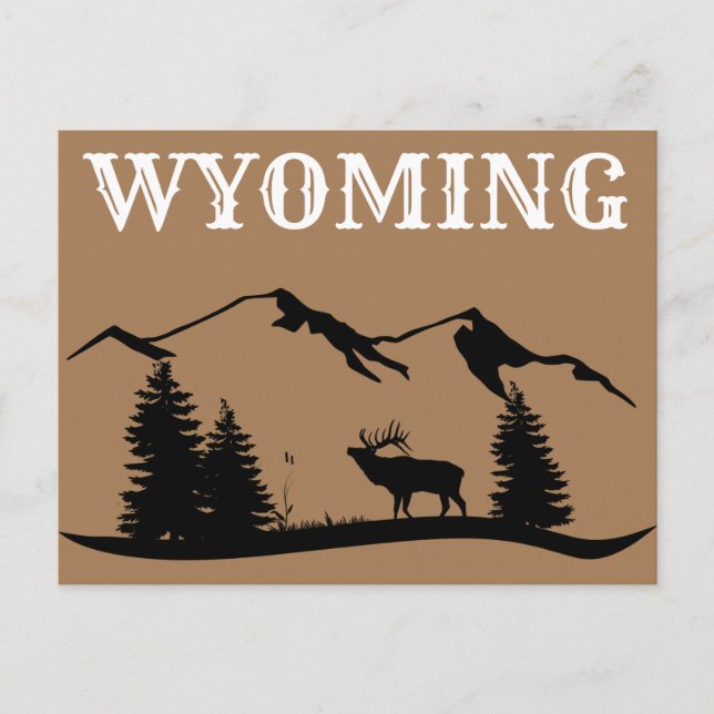 Carte postale Wyoming Travel (Devant)