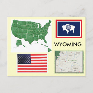 Carte Postale Wyoming, USA