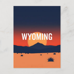 Carte postale Wyoming vintage