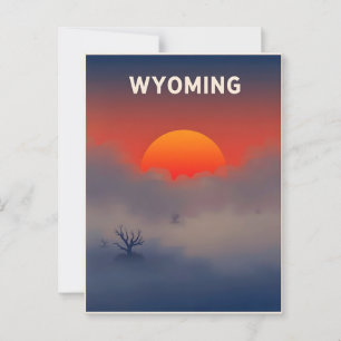 Carte postale Wyoming vintage