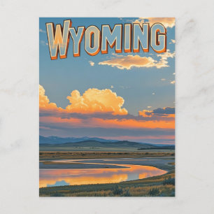 Carte postale Wyoming vintage