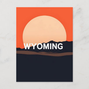 Carte postale Wyoming vintage