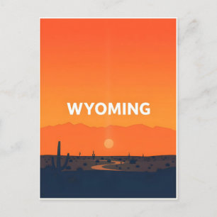 Carte postale Wyoming vintage
