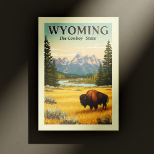 Carte Postale Wyoming vintage