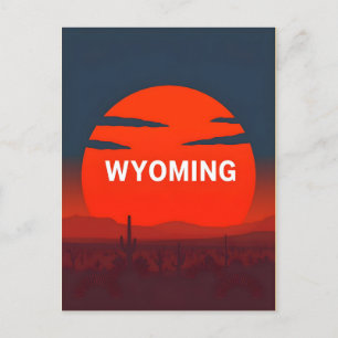 Carte postale Wyoming vintage