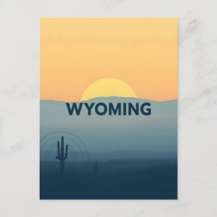 Carte postale Wyoming vintage