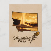 Wyoming Yellowstone National Park Geyser Travel