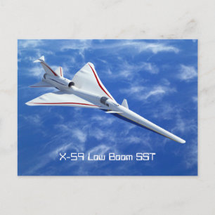 Carte Postale X-59 Avion à réaction supersonique à faible poussé
