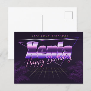 Carte Postale Xenia Nom