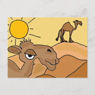 Carte Postale XX- Camel dans l'art populaire du désert