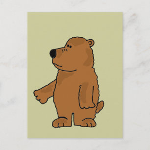 Carte Postale XX- Carton d'ours Brown