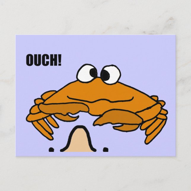 Carte Postale XX- Cartoon à nez de crabe (Devant)