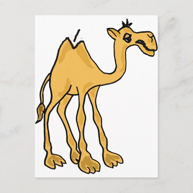 Carte Postale XX- Drôle Carton de Camel (Devant)