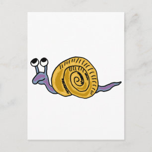 Carte Postale XX- Escargot funky