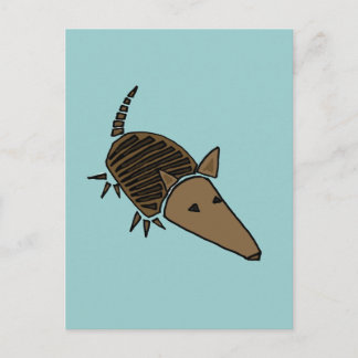 Carte Postale XX- Funky Armadillo Art