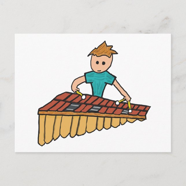 Carte Postale Xylophone (Devant)