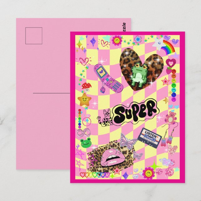 CARTE POSTALE Y2Kかわいい♡ (Devant / Derrière)