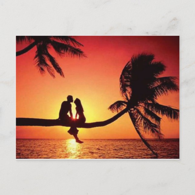 Carte Postale y'a de l'amour dans l'air  (Devant)