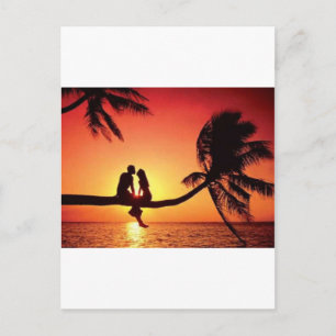 Carte Postale y'a de l'amour dans l'air