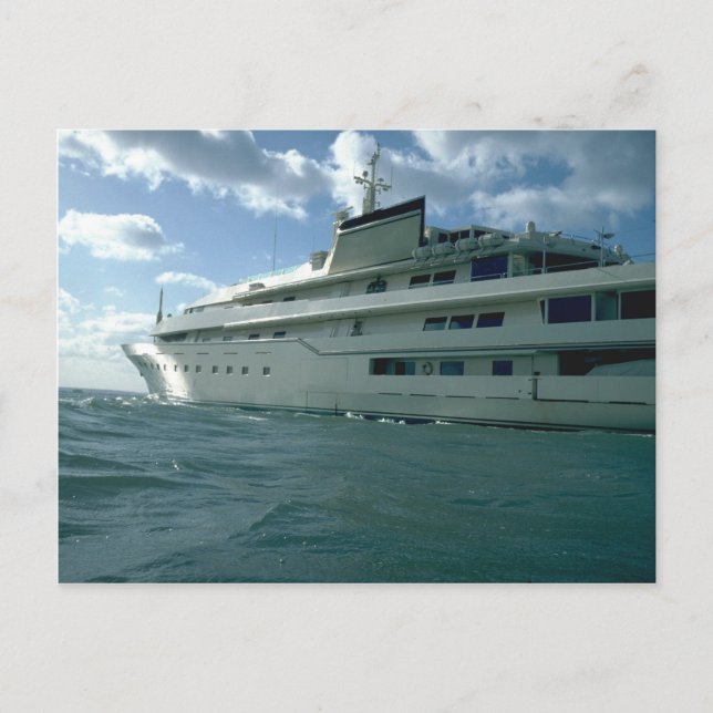 Carte Postale Yacht de luxe (Devant)