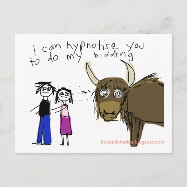 Carte Postale Yak cosmique #2 (Devant)