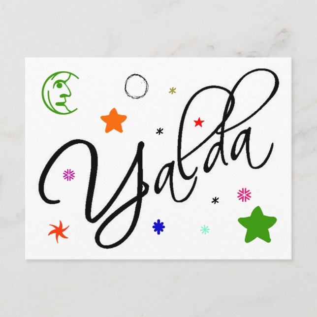 Carte Postale Yalda (Devant)