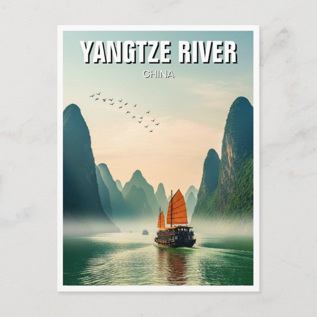 Carte Postale Yangtze (Devant)