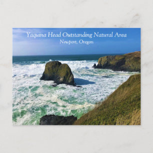 Carte Postale Yaquina Head Superbe zone naturelle, Oregon Post