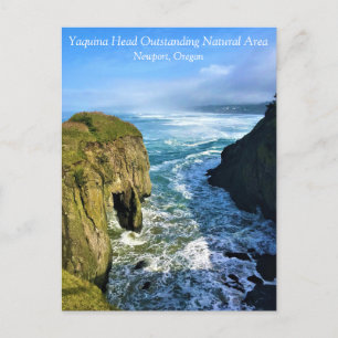Carte Postale Yaquina Head Superbe zone naturelle, Oregon Post