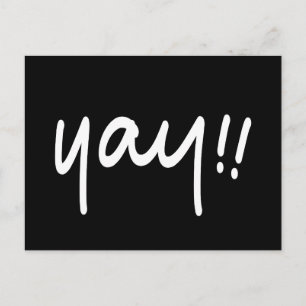 Carte Postale YAY Happy Congratulations