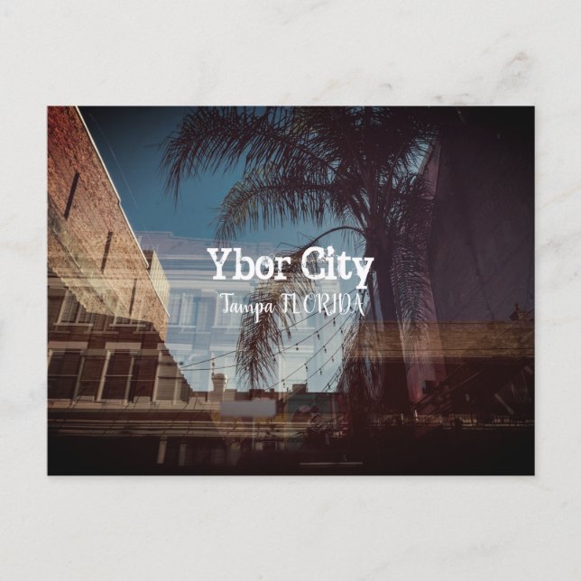 Carte Postale Ybor City, Tampa FLORIDA (Devant)