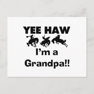 Carte Postale Yee Haw Je suis un grand-père T-shirts et cadeaux