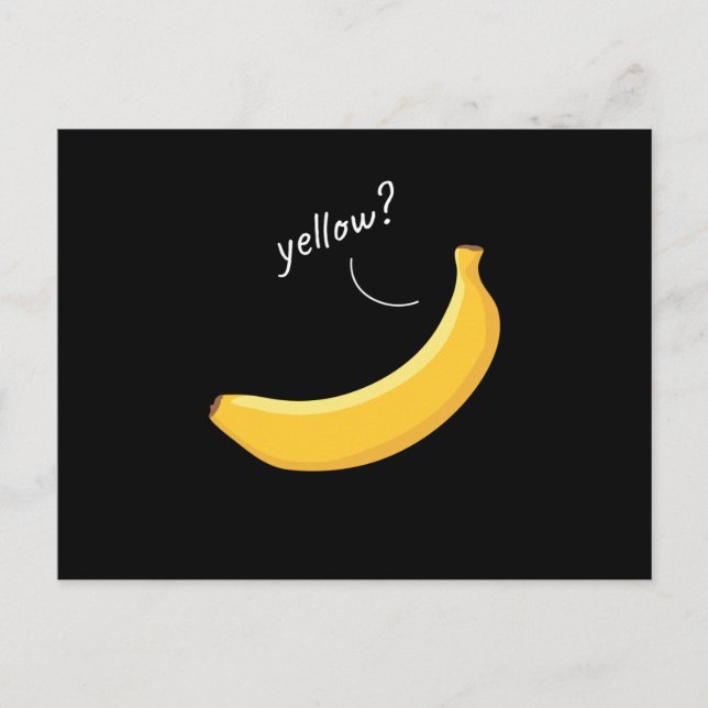 Carte Postale Yellow Banana Fruit Fruit (Devant)