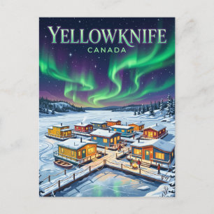 Carte Postale Yellowknife Canada