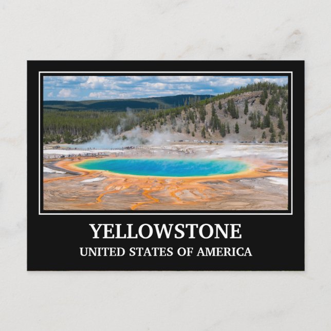 Carte postale Yellowstone USA (Devant)