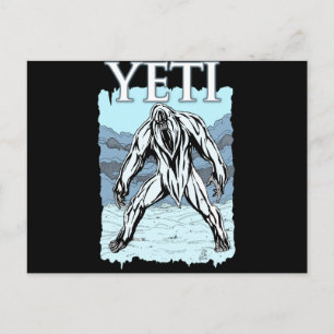 Carte Postale Yeti