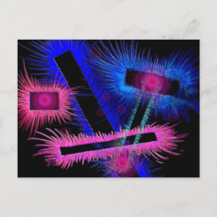 Carte Postale Yeux Aliens