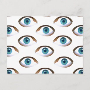 Carte Postale yeux bleus