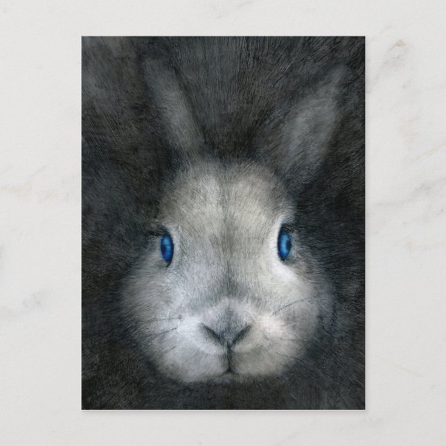 CARTE POSTALE YEUX BLEUS (Devant)