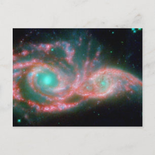 Carte Postale Yeux dans le ciel NGC 2207 NASA