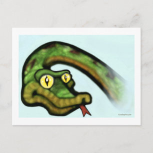 Carte Postale Yeux de serpent