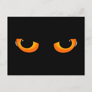 Carte Postale Yeux éffrayants