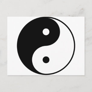 Carte Postale Yin Yang