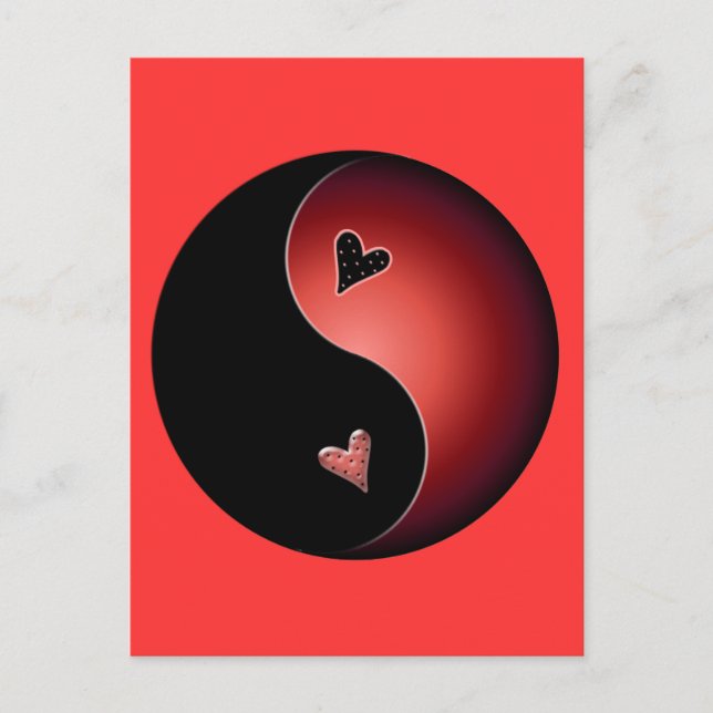 Carte Postale yin yang (Devant)