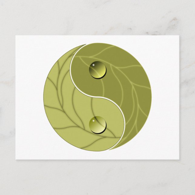 Carte Postale Yin Yang (Devant)