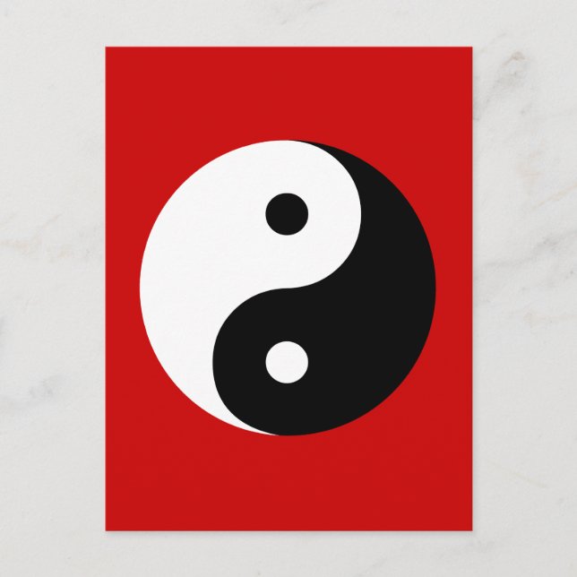 Carte Postale Yin Yang (Devant)