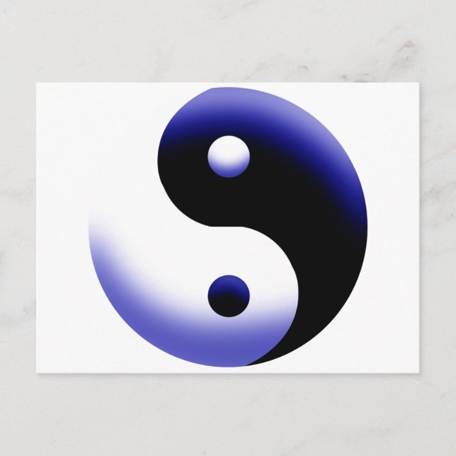 CARTE POSTALE YIN YANG (Devant)