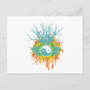 Carte Postale Yin Yang Chaos