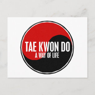 Carte Postale Yin Yang Tae Kwon Do 1